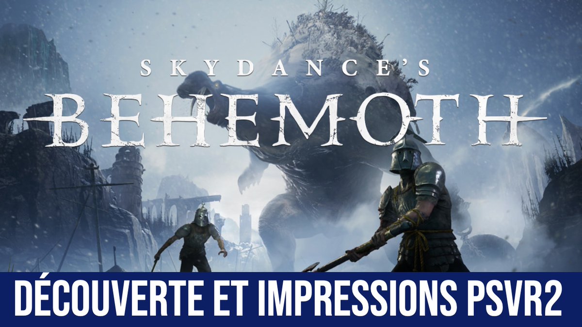 Herbi_VR's tweet photo. Découverte et impressions sur @BehemothVR sur la version #psvr2 ! Ca promet d'être un très bon jeu 🔥

https://t.co/9ZeTm6e8Wv https://t.co/7Kq6yEYbK5