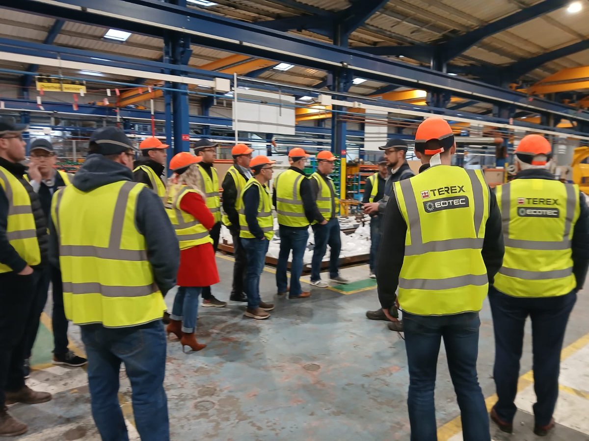 The Donegal Engineering Network had a wonderful visit to TEREX in Campsie, Derry yesterday. Thanks to all the TEREX team for their time and generosity and for sharing such invaluable insights with us.

 #DonegalEngineering #engineeringnetwork #LEODonegal #makingithappen