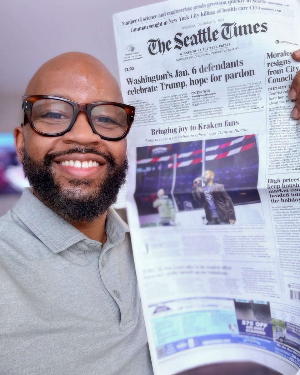 tommiethesinger's tweet image. Made the front page of the Seattle Times today! Thanks again everyone for your love and support! ❤️ #seakraken #nhl #climatepledgearena #seattle #hockey #seattlesports Seattle Kraken #nationalanthem #seattlekraken #seattlekrakenhockey #releasethekraken #nhlseattle #letsgokraken