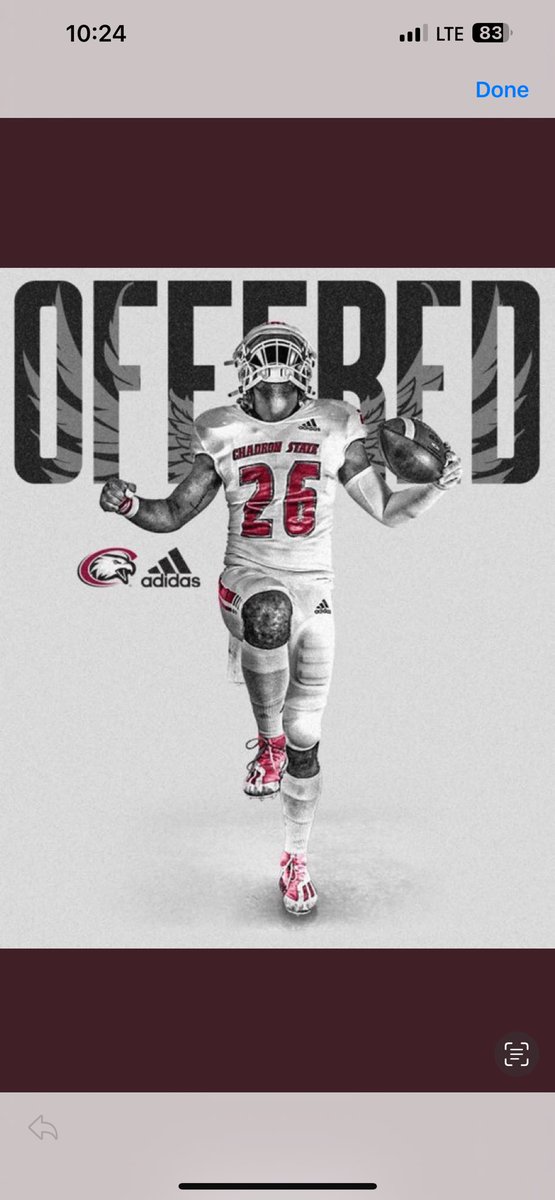 #AGTG Blessed to receive an offer from Chadron State University. <a href="/WesCoomes/">Wes Coomes</a> <a href="/KiyoshiHarris/">Coach Kiyoshi Harris</a> <a href="/CoachHafner/">Justin Hafner</a> <a href="/JuCoFootballACE/">JuCo Football Forer</a>