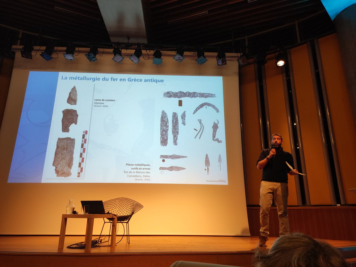 Le cycle de conférences "Du nouveau sur le passé", lancé par <a href="/CMonseigne/">Clément Monseigne</a> et <a href="/ferrierclement/">Clément Ferrier</a> se poursuit ce jeudi soir à Bordeaux avec la conférence de Julien Gravier, doctorant en sciences archéologiques, sur "La métallurgie du fer en Grèce antique" ! #Histoire #Bordeaux