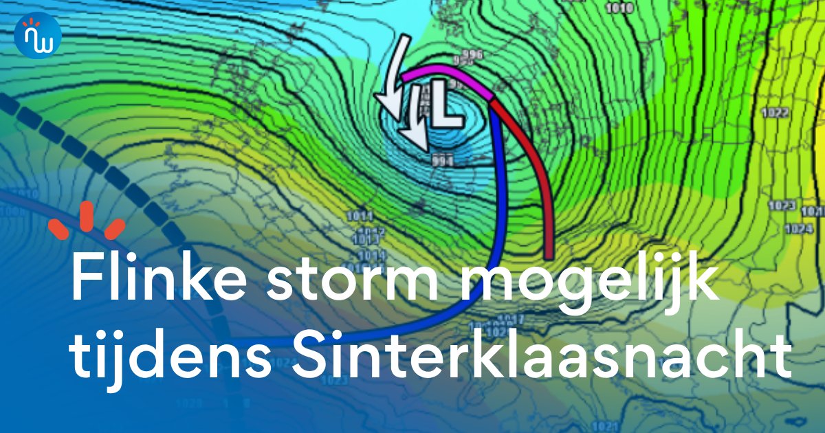 NoodweerBenelux's tweet photo. Goedenavond! De #Sint en z'n #pieten zullen voorzichtig moeten zijn vanavond en vannacht want het wordt #nat en #onstuimig! 🌬️☔️Het wordt opletten voor #glijpartijen door #watergladheid op de #daken , #schoorsteenschade door hevige #windstoten en mogelijk #rondvliegende #pakjes! 🎁Wat mogen we van deze #Sinterklaasstorm verwachten vannacht en morgen? We vatten het voor u samen in een informatieve blog! 👇
https://t.co/zT0zCNF7Nt