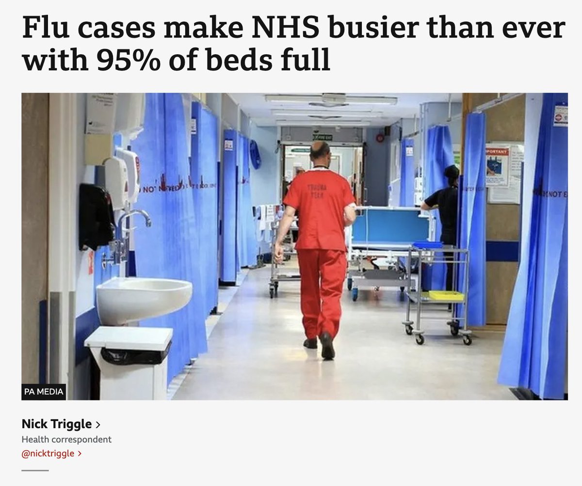 We are told that the NHS is under 'unprecedented' pressure every winter - you can set your calendar by it. 

Why does seasonal flu push the service to 'breaking point' every year?

Perhaps it's time for a mature conversation about how healthcare is delivered in our country.