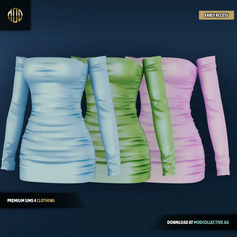 sachin and babi light blue dress I SAID YES" COLLECTION - WEDDING GOWN #54 - The Sims 4 Create a Sim