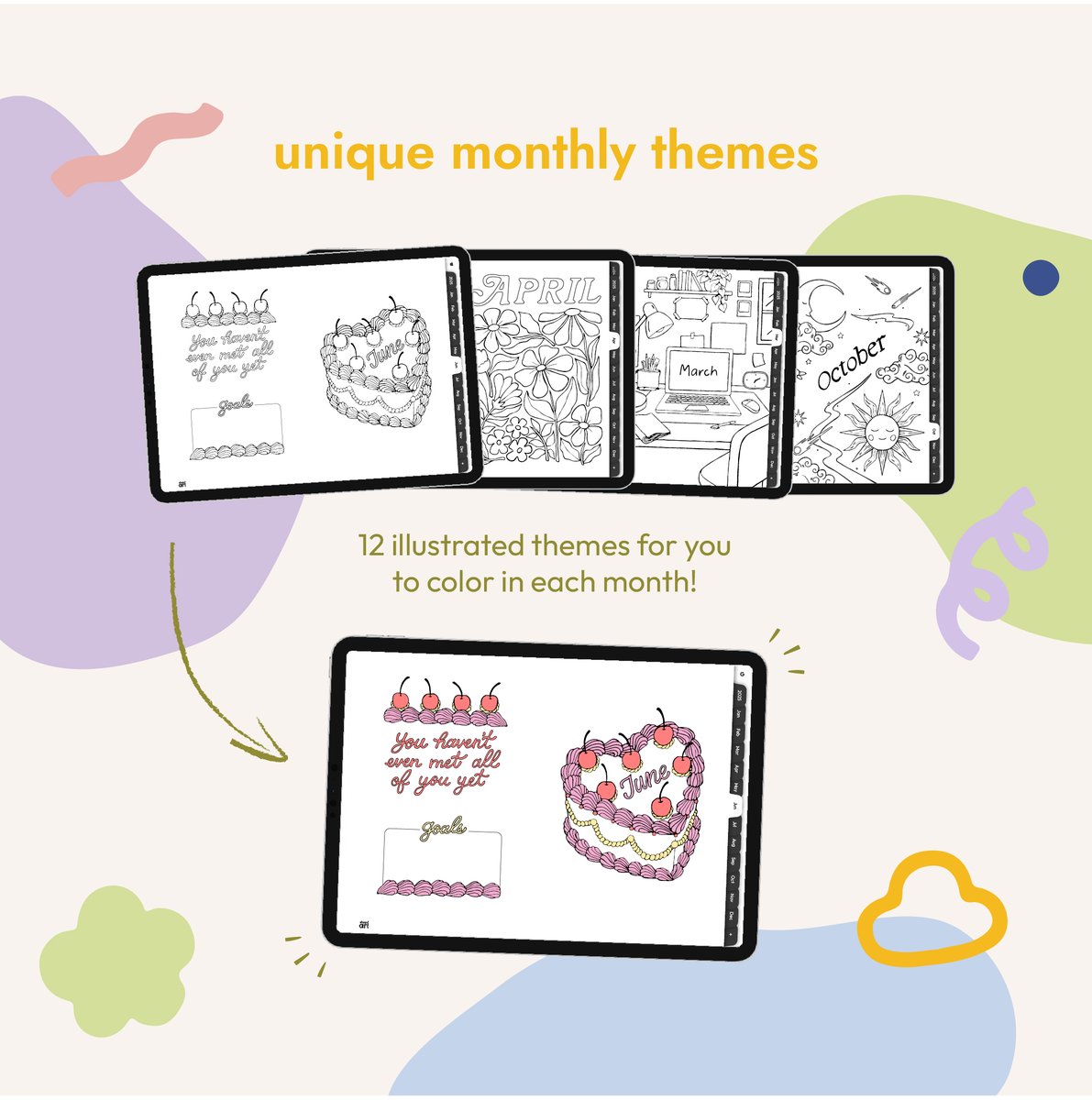 Shop_ARL's tweet photo. The 2025 Digital Doodle Planner is here 💫

Our bestselling digital coloring book planner is back with our biggest updates yet!

Available now on https://t.co/zMM32o7xq6! https://t.co/ShMMsAmkam