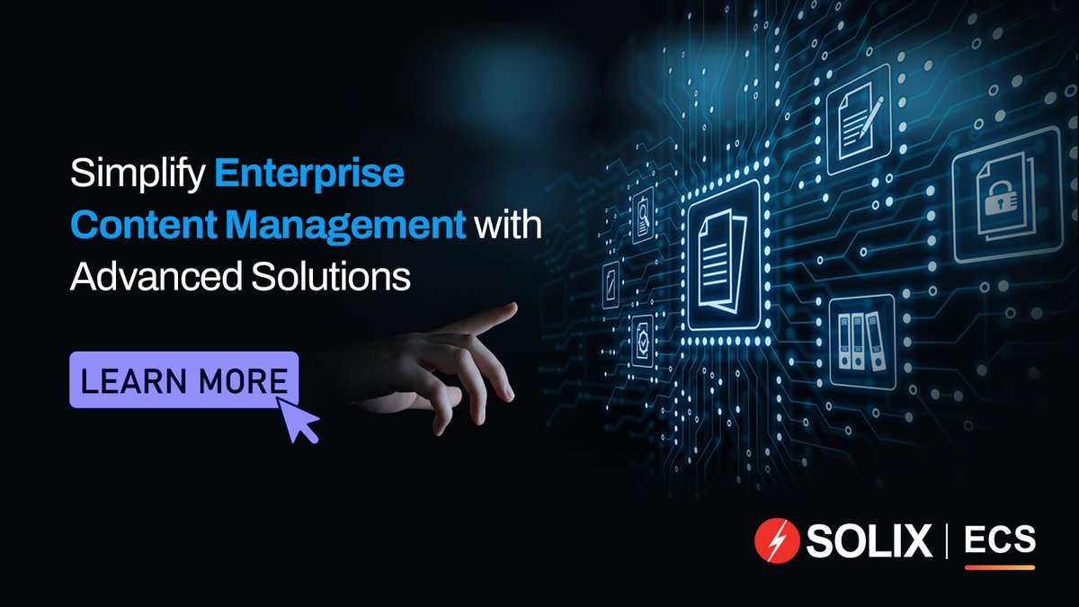SOLIXCloud provides powerful enterprise content services to streamline governance, improve security, and ensure compliance across your data. 👉 bit.ly/3BinTOZ

#ContentManagement #DataGovernance #CloudSolutions #SOLIXCloud