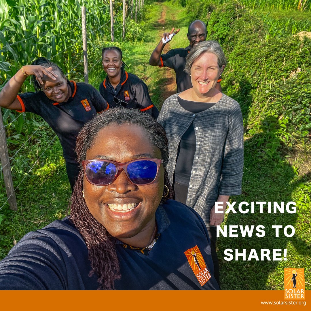 Exciting news from Solar Sister!
We are thrilled to announce that that day has come! Solar Sister is ready to move to an exciting new phase under the leadership of a newly appointed CEO, Olasimbo Sojinrin.
tinyurl.com/2rsb4v7b