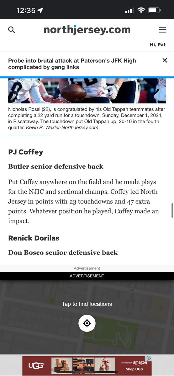 PJ Coffey (@pjcoff43) on Twitter photo Extremely honored to receive 1st team defense for 2024 all star team throughout all of the teams of NJ including private schools! <a href="/football_butler/">Butler H.S. Football (NJ)</a> Extremely honored to receive 1st team defense for 2024 all star team throughout all of the teams of NJ including private schools! <a href="/football_butler/">Butler H.S. Football (NJ)</a>