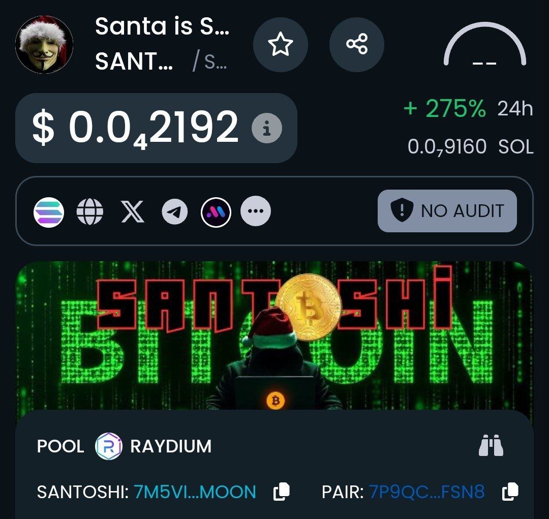 santoshi_sol_'s tweet photo. Dextools updated. https://t.co/7nLG6PDx0e