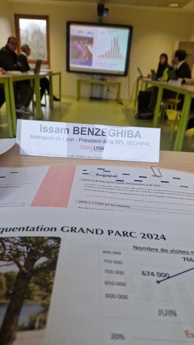 Retour sur le Conseil d'administration de la #SPL SEGAPAL! 

📊 Bilan de la saison estivale du Grand Parc Miribel Jonage, point financier, missions SPL, entreprise à mission...

<a href="/Departement_AIN/">Département de l'Ain</a> <a href="/rhone_fr/">Département du Rhône</a> <a href="/grandlyon/">Métropole de Lyon</a> <a href="/grandparc/">Grand Parc</a> <a href="/FedEpl/">Fédération des élus des Ent. publiques locales</a>
