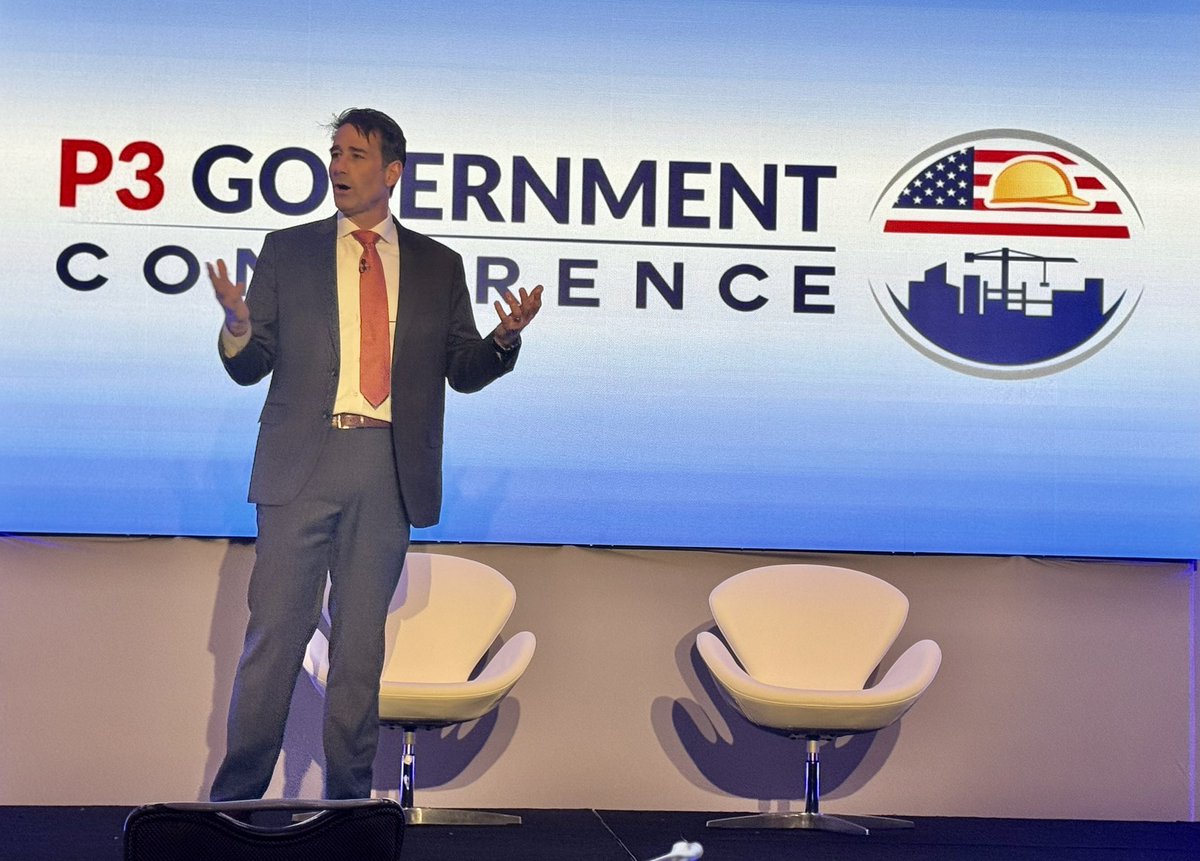 Happening Now:  <a href="/RepGarretGraves/">Garret Graves</a> is addressing the  Government P3 about striking a balance of project delivery between government and the private sector.  #GOVP3 #WSP