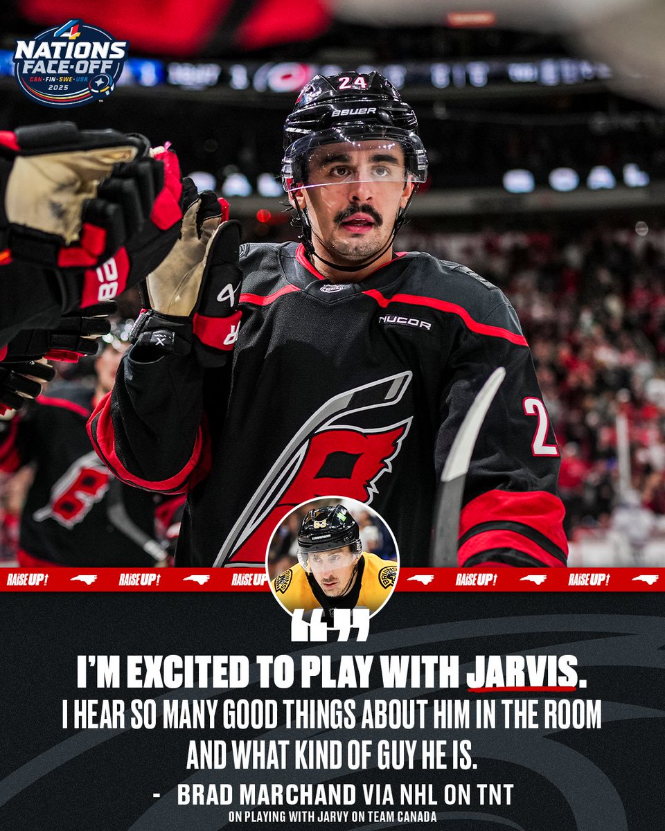 Canes's tweet photo. Finally something we can agree with Brad Marchand about 😉 https://t.co/Ls6HR1dYp6