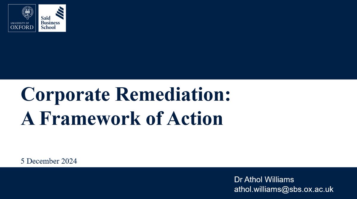 We need regulators and policymakers to step up the requirements of what is required of corporations after their misconduct, in addition to more ethical corporate leadership.