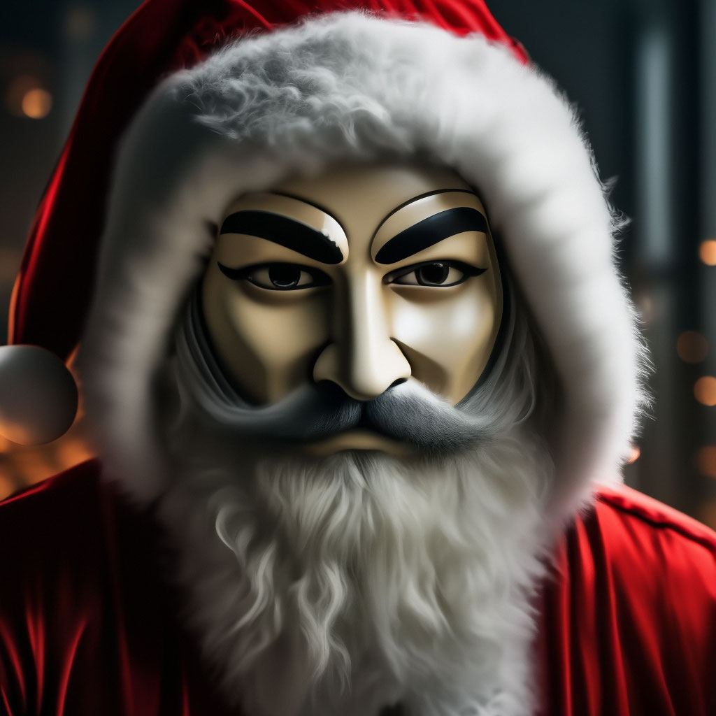 santoshi_sol_'s tweet photo. What if i am santa? https://t.co/JABRkLVajt