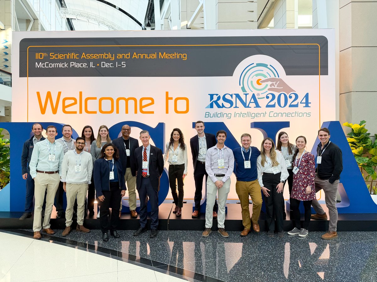 It’s a wrap! A huge thank you to all of our faculty, residents, presenters and resident leaders who attended the RSNA meeting representing our department! Being a part of this academic community is a privilege! Go Hoos! 💙🧡

#rsna #rsnagram #uva #radres #radiology #radlife