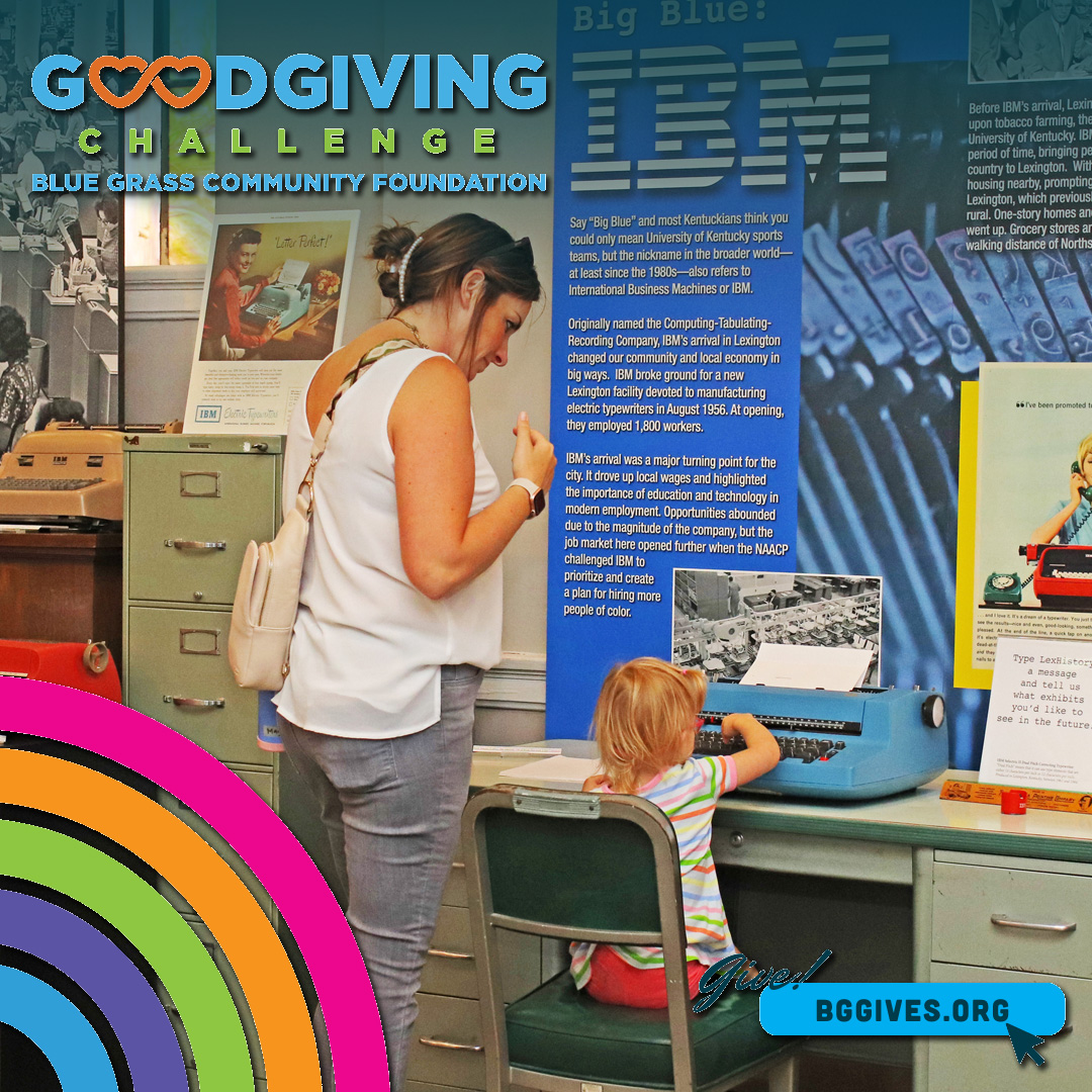 LexHistory's tweet image. Boost the impact of your GoodGiving donation today. Donate to the Museum between 1:00 p.m. and 11:59 p.m. today and up to $250 of your generous donation qualifies for a 50 percent match from the Angel Levas Foundation at BCFG.

Give today at: 
bggives.org/organizations/…