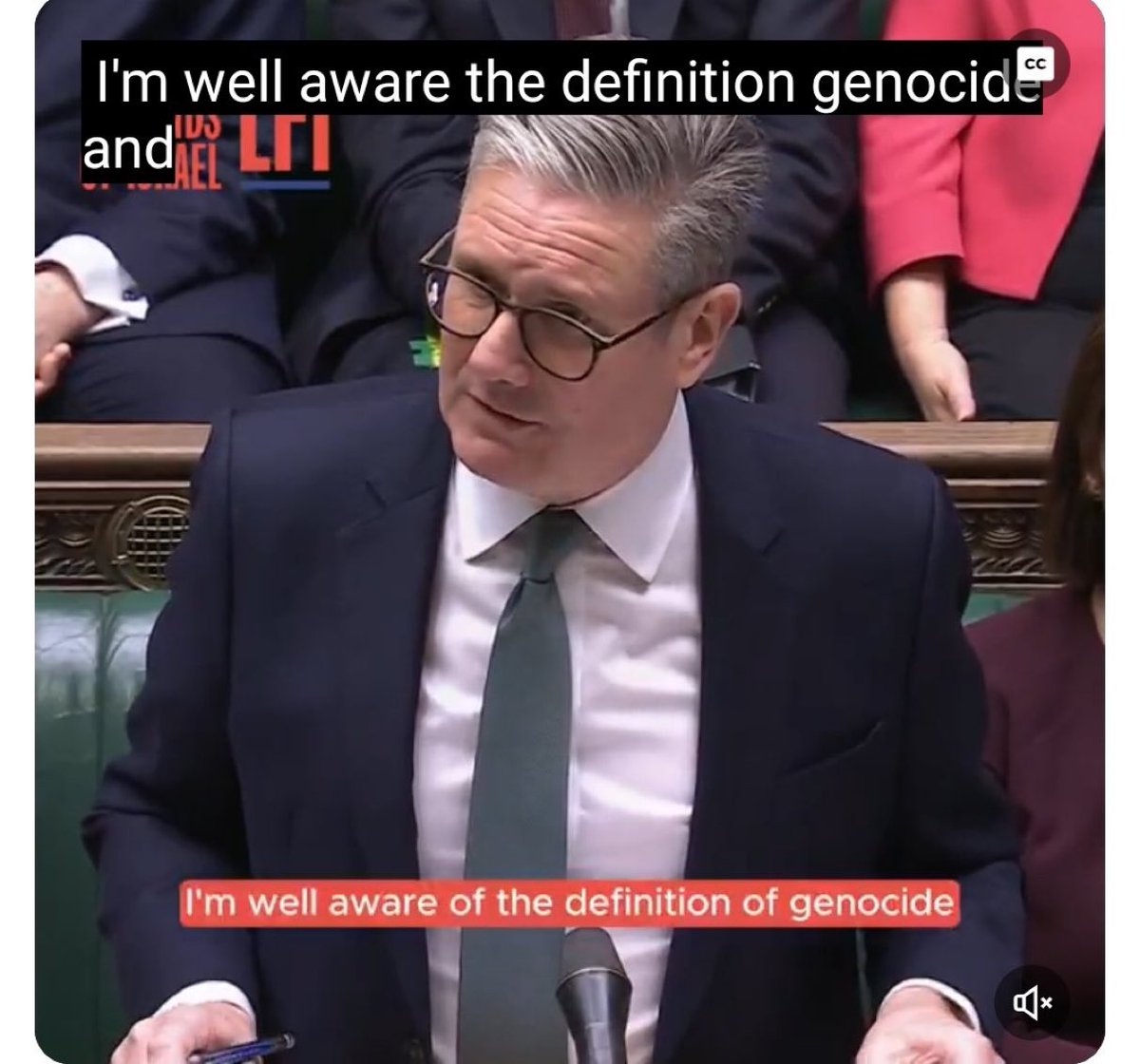 He knows GCHQ are involved
He knows the SAS are advising
He knows that RAF spy planes are being used
He knows the BBC is spreading misinformation
He knows the Palestinian population is being eradicated
He's not just complicit 
In siding with Zionists, Starmer instigated Genocide