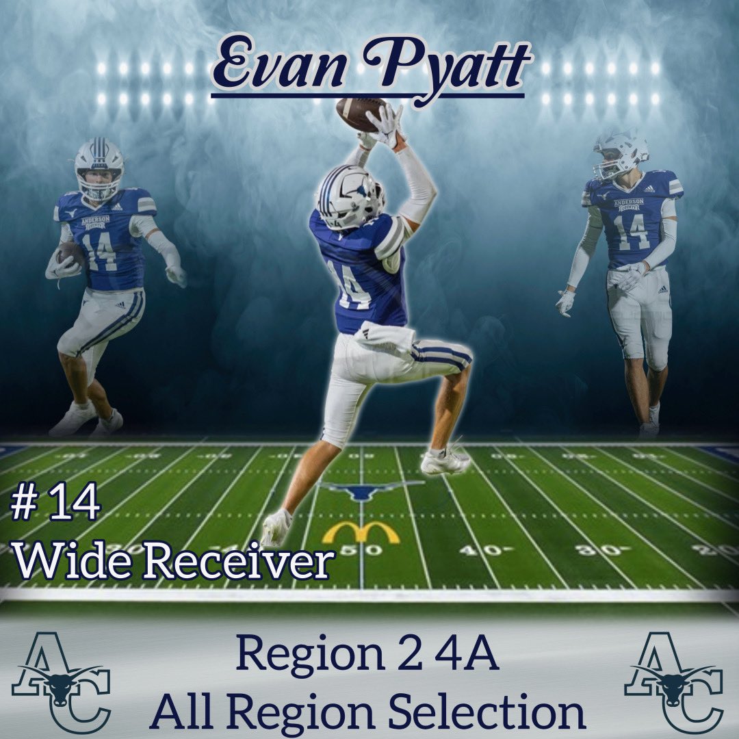 Congratulations to Evan Pyatt on earning Region 2 -4A All Region🤘