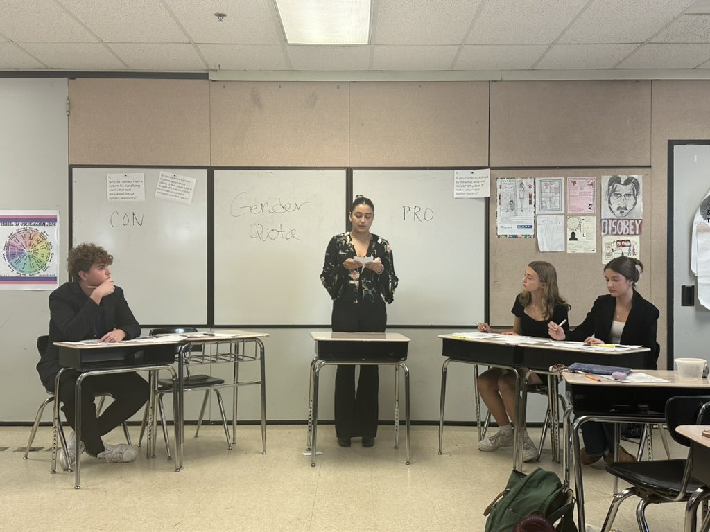 CAP 10 debates just wrapped! Interesting topics covered from banning critical race theory in schools to further developing meat alternatives such as cultivated meat. Great job, sophomores!