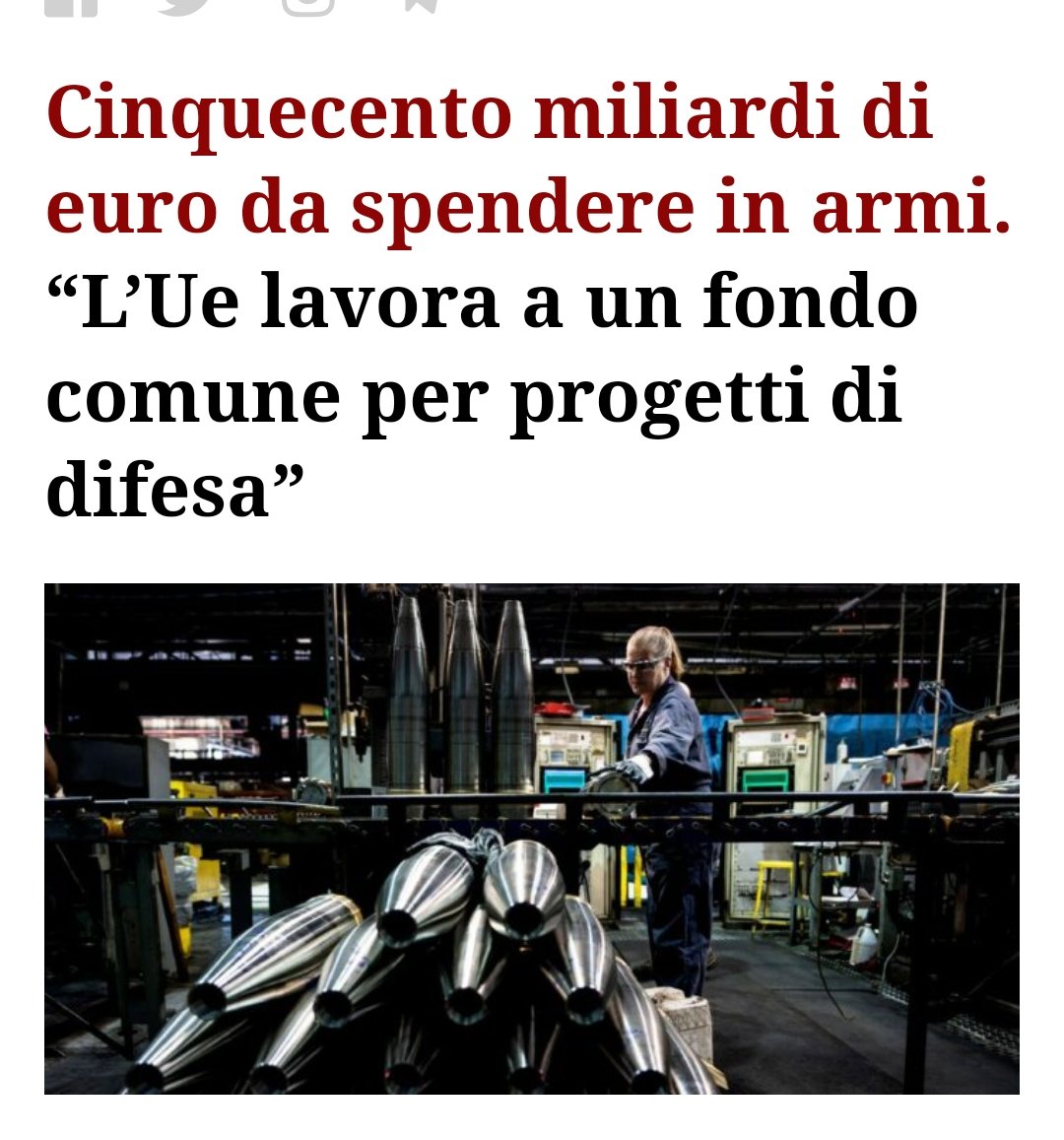 daZeroaInfinito's tweet photo. #europa #guerra #armi solo io ho pensato a tante parolacce? https://t.co/k4MwapxeQy