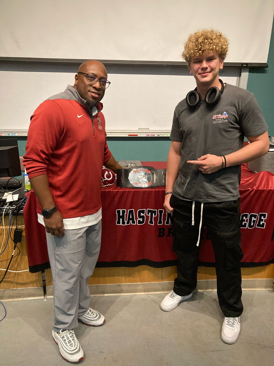 Justus Mattox 2025 (@justusmattox) on Twitter photo It was great meeting <a href="/coach_ksuttles/">Kyle Suttles</a> on Monday and learning more about what <a href="/HCBroncoFB/">Hastings College Football</a> is all about! Thank you coach!
<a href="/GametimeRC/">Gametime Recruiting & Consulting</a> <a href="/CoachPerrone/">Coach Perrone (My Recruits)</a> It was great meeting <a href="/coach_ksuttles/">Kyle Suttles</a> on Monday and learning more about what <a href="/HCBroncoFB/">Hastings College Football</a> is all about! Thank you coach!
<a href="/GametimeRC/">Gametime Recruiting & Consulting</a> <a href="/CoachPerrone/">Coach Perrone (My Recruits)</a>