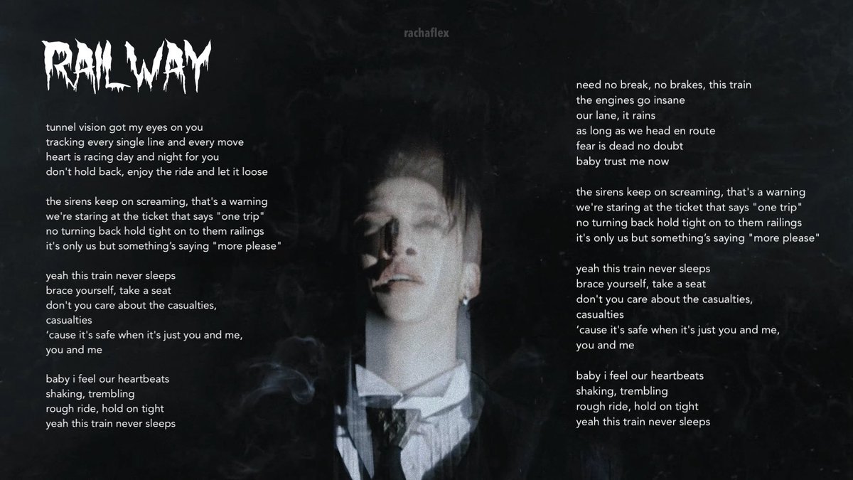 rachaflex's tweet image. #BANGCHAN - ‘Railway’ official lyrics