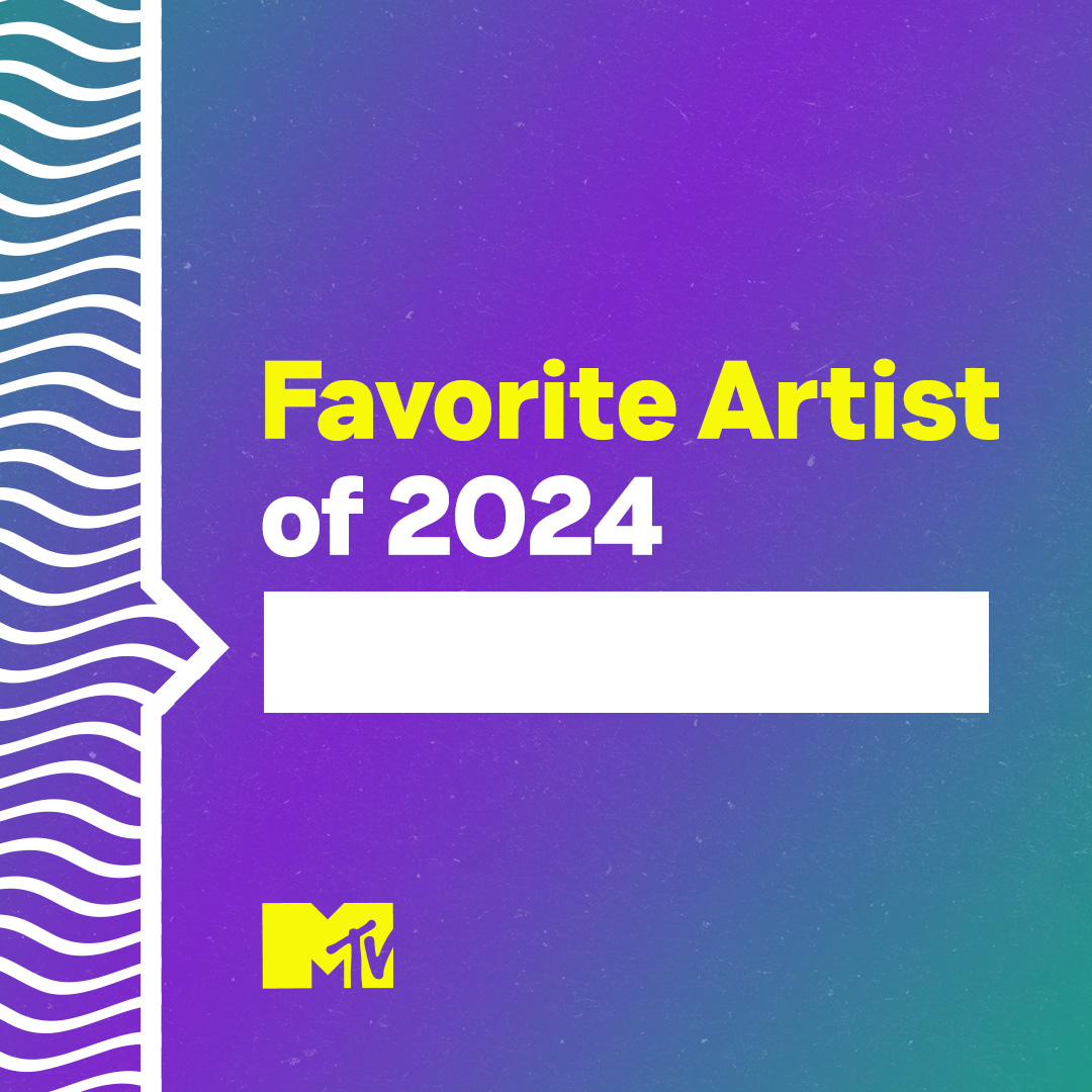 MTV's tweet image. Something I'm DYING to know... Who's your FAVORITE ARTIST of 2024?? 🤔🎶