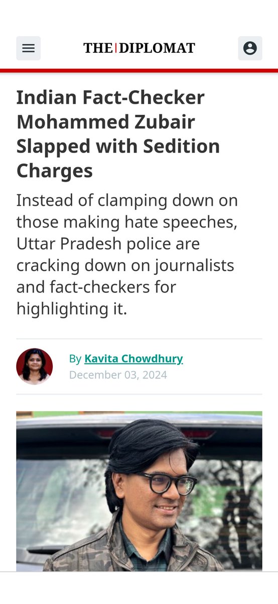 JavedJaved48's tweet photo. A serious matter involving severe #harassment of a #factchecker that is reverberating on #international level - what is your take @JustinTrudeau @melaniejoly @PierrePoilievre @theJagmeetSingh!?
#mohammadzubair #Narsinghananad
#FIR #India #UttarPradesh #HumanRights #Journalism https://t.co/JwJtSJxt6k