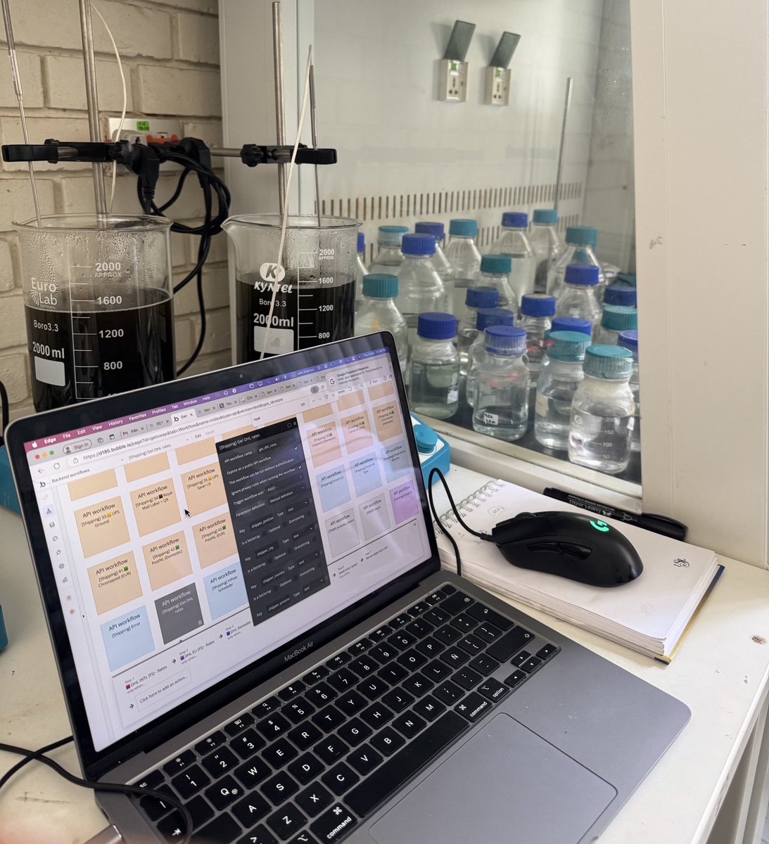 I’m working on my university thesis about carbon quantum dots (CQDs), but during downtime, I pass the time experimenting with <a href="/bubble/">Bubble</a> 🤓

Now I can answer the question:

What do you do when you’re not bubbling? 
Hahaha