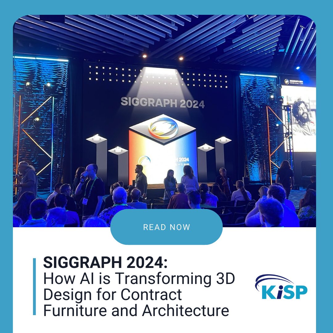 KiSPinc's tweet photo. SIGGRAPH 2024: How AI is Transforming 3D Design for Contract Furniture and Architecture - Discover how AI from SIGGRAPH 2024 is transforming 3D design in architecture &amp; contract furniture, from faster rendering to real-time collaboration. https://...
https://t.co/xOuUl3kYdA https://t.co/lom6maHZrY