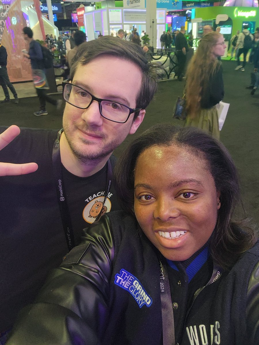 Yay! I ran across <a href="/andrewbrown/">Andrew Brown</a> at #reinvent2024