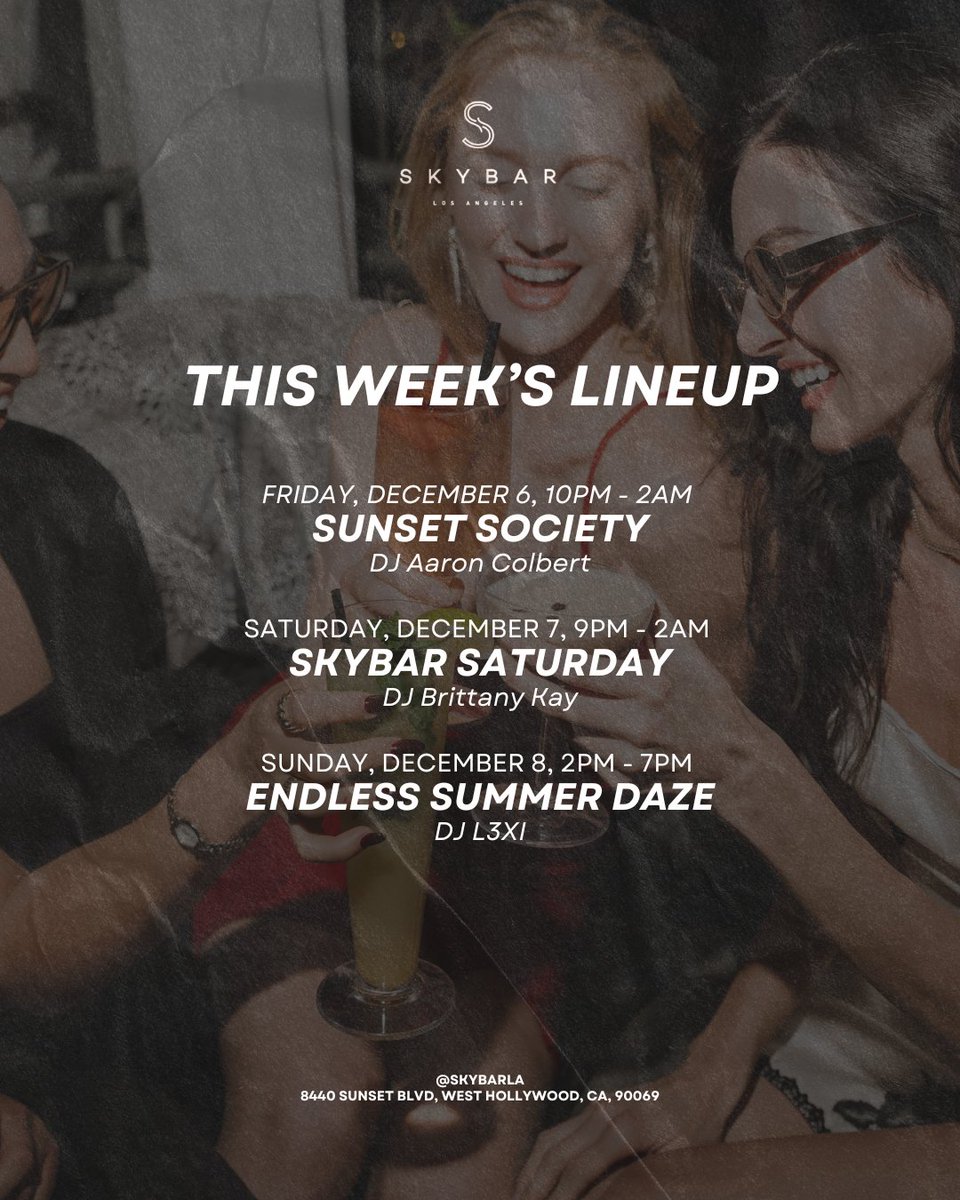 Our week lineup never misses 🎶  Here's what's happening on the pool deck this week.