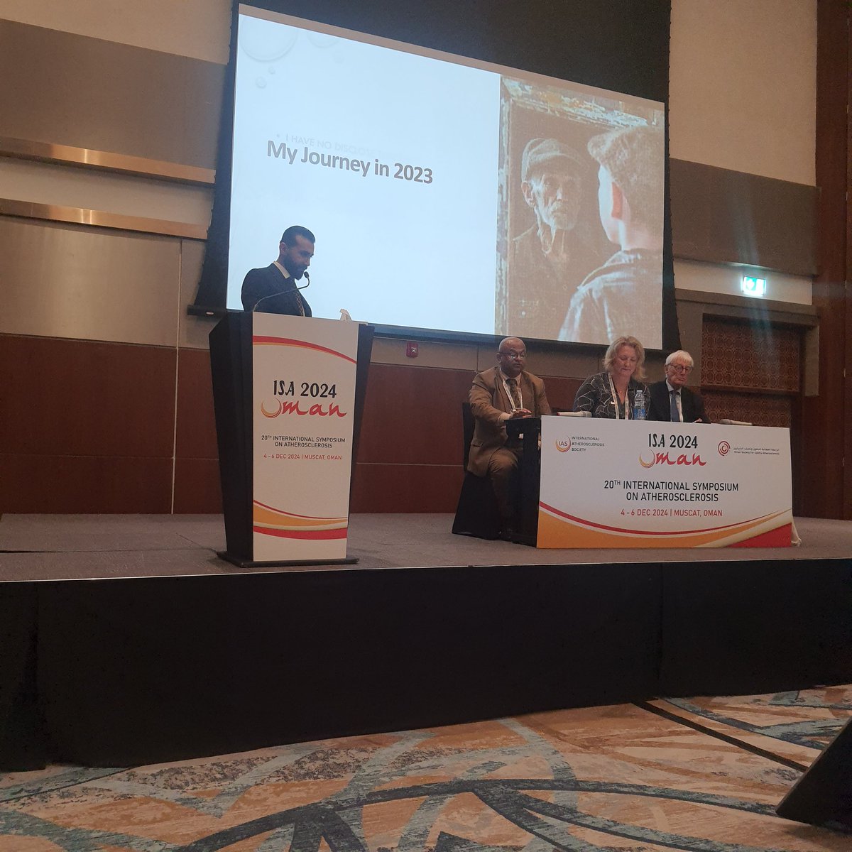 Hasanain90's tweet photo. 📌Lecture about:
Patient Testimonial 
Delievered by @San Fatih, Iraq.
#ISA2024
@atherosociety
@OslaOman https://t.co/vVZqiS5gC9