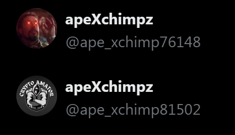 Tricky NFT Art - RMRK MODULAR NFT Art & Consulting (@tricky_nfts) on Twitter photo good news <a href="/apeXchimpz/">apeXchimpz</a> this looks like the first spambots jumping on board of the next big thing lol
#XCHIMPS good news <a href="/apeXchimpz/">apeXchimpz</a> this looks like the first spambots jumping on board of the next big thing lol
#XCHIMPS