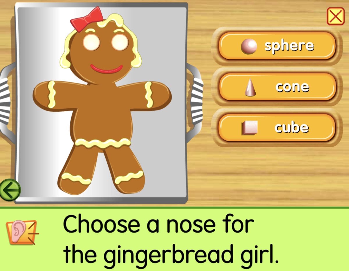 Starfalledu's tweet photo. Make your own gingerbread while learning about 2D and 3D shapes!
View in Starfall's Seasonal Icons:
#gingerbreadcookies #learningsomethingnew #geometryforkids #earlychildhoodeducationandcare https://t.co/PpFMGGYME7