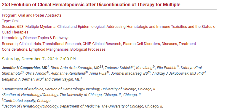 Caner Saygin, MD tweet media