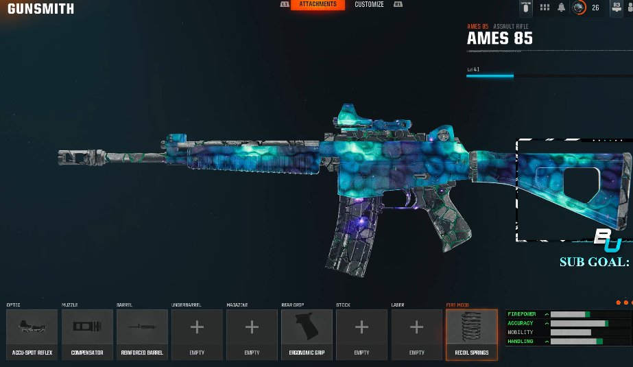 🚨 UPDATED AMES BUILD FOR BO6 RANKED #blackops6 #bo6 

This Is Now The Best AR To Use Now That The Krig Is OUT! Switched To Recoil Springs From Vertical Grip And It Feels 🔥🔥