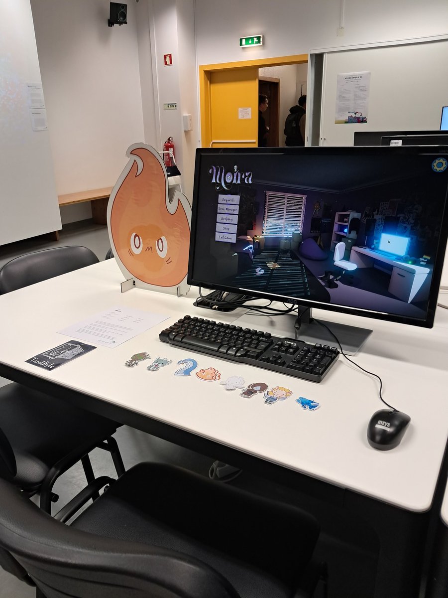 TarotByte's tweet photo. Thank you Videojogos 2024 for having us!

#indiegame #indiegames #gameshow https://t.co/M7MQSl8O6q