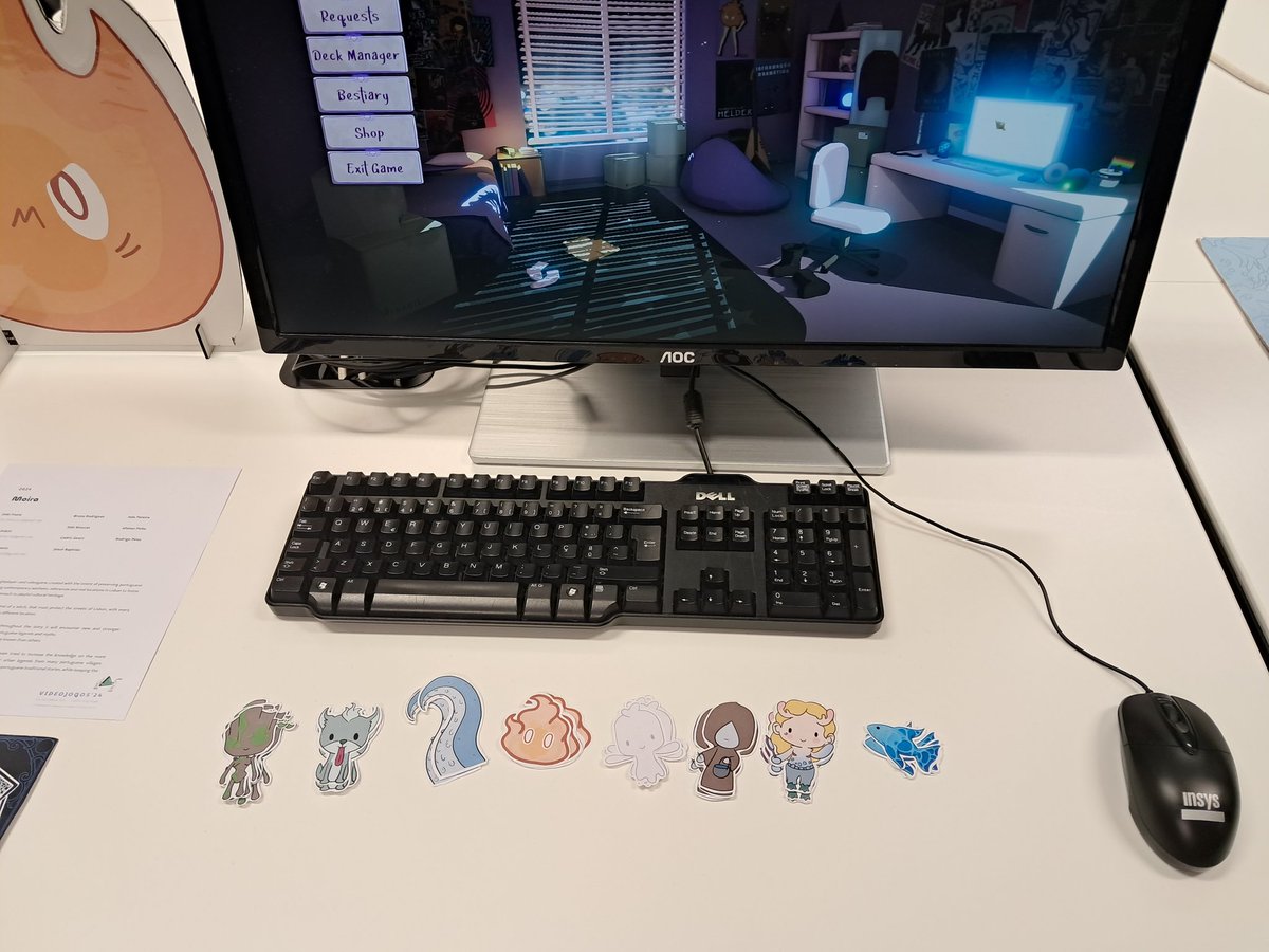 TarotByte's tweet photo. Thank you Videojogos 2024 for having us!

#indiegame #indiegames #gameshow https://t.co/M7MQSl8O6q