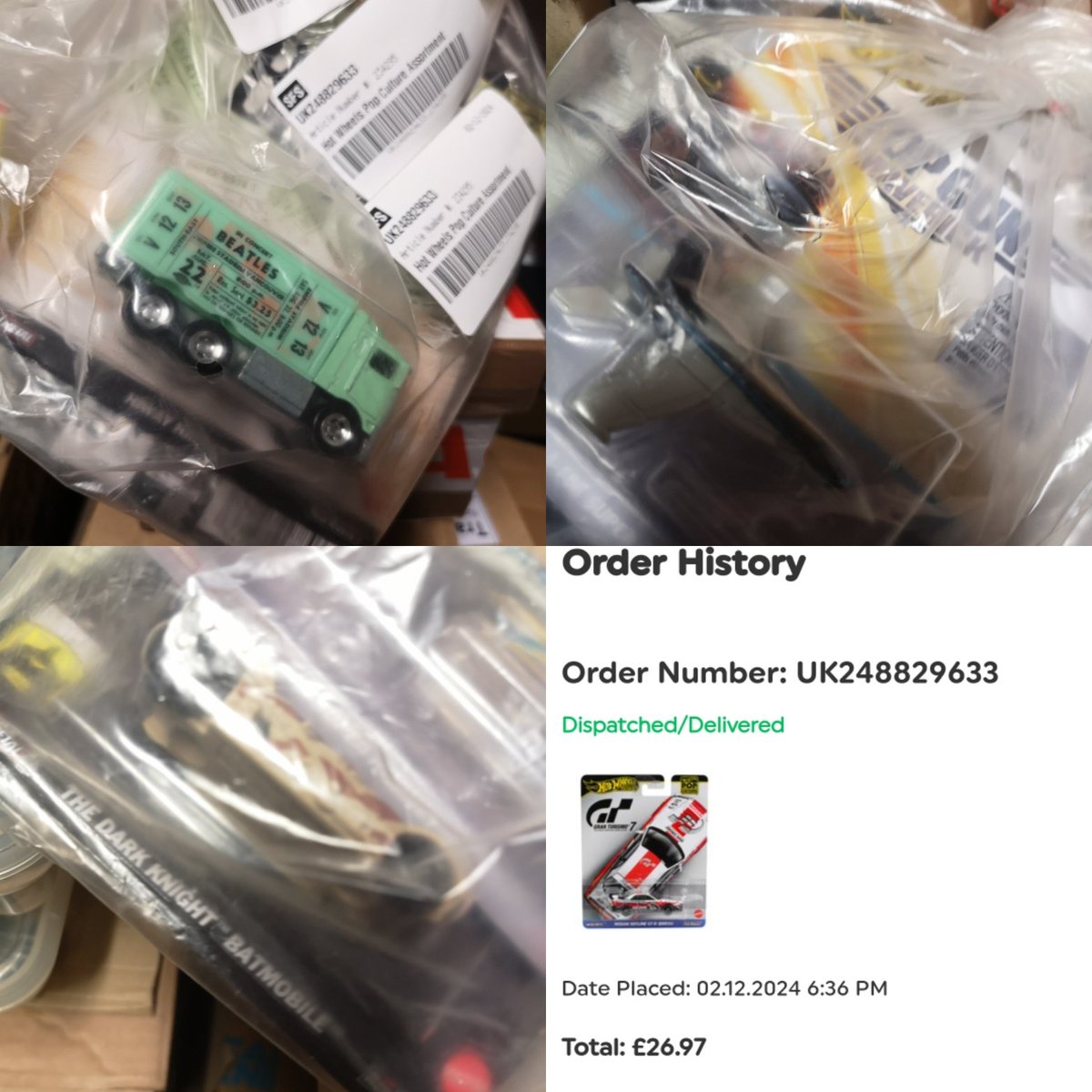 RallyeBaz's tweet photo. @SmythsToysUK @bbcwatchdog @TradeStandards Absolute Joke ordered 3 Hotwheels Skylines for family members Xmas present and fobbed off with cheaper toys. FB Customer Services a complete joke as well with no urgency https://t.co/eNv8KlU0Lx