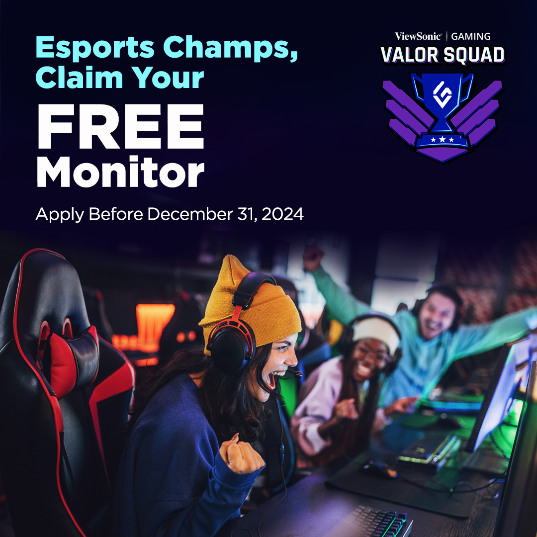 VSGamingUSA's tweet photo. Don’t miss this final opportunity to join the ViewSonic Valor Squad – the official esports club for the greatest gamers in the world. We’re giving away $10,000 in gaming monitors to qualified Squad members (while supplies last).
 
Apply now: https://t.co/3NHaC4aIxQ https://t.co/klVYjG5EEg
