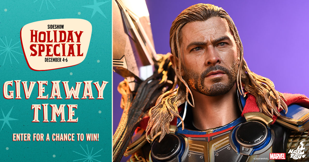 To celebrate Sideshow Holiday Special, we’re giving away the Thor 1:6 Figure by <a href="/hottoysofficial/">Hot Toys</a>! For a chance to win:
 
LIKE this post
FOLLOW us
Reply w/ your favorite Thor moment
Use #HolidaySpecial
Tag 1 friend in your reply
 
Ends TODAY @ 7 PM PT T&amp;C side.show/contest