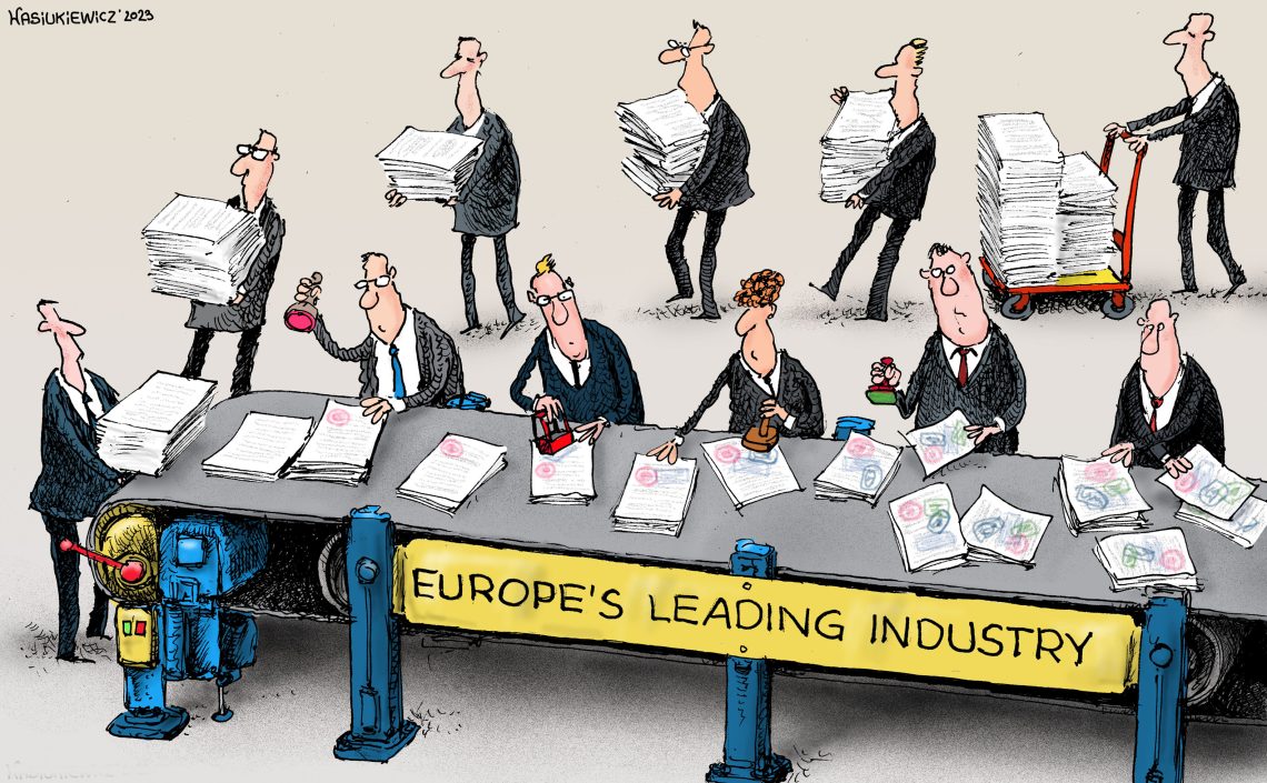 thealepalombo's tweet photo. Simply, the whole topic could be summed up with this cartoon.

Sadly the keyword and mindset in Europe is:

“NO. IT’S IMPOSSIBLE.”

But these matters are always nuanced so first, let's understand the full picture… https://t.co/y2glFsZfCK
