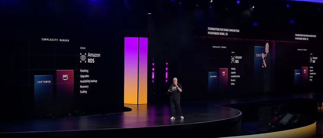 jblefevre60's tweet image. [#AWSreInvent] Werner introduces the features of Amason RDS, Amazon Relational Database Service (Amazon RDS) is a managed relational database service that offers a choice of eight popular database engines: Amazon Aurora PostgreSQL-Compatible Edition, Amazon Aurora…