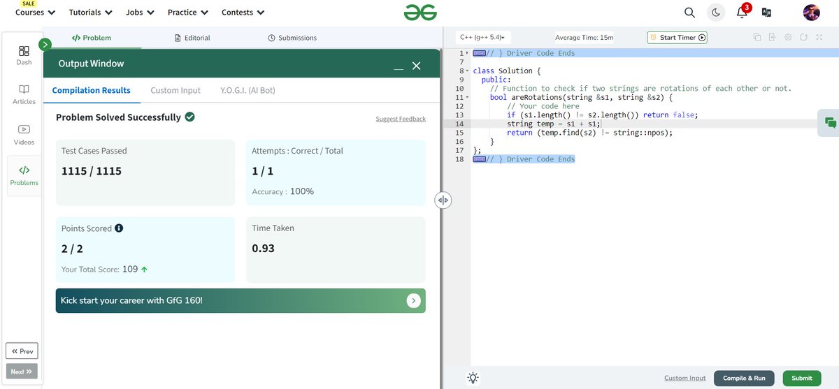 404_coder46091's tweet photo. Day-20 of solving daily problems from GfG 160 #gfg160 #geekstreak2024
@geeksforgeeks https://t.co/jph8MfIQcQ
