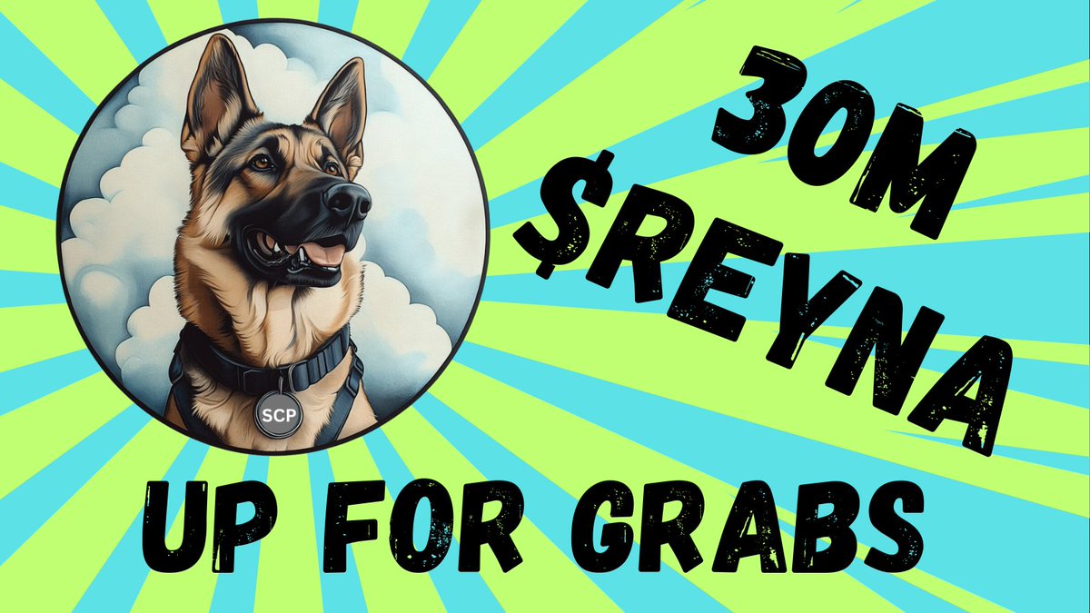 🐾 $REYNA is the meme coin with purpose! Support decentralized storage and earn rewards along the way. Be part of the movement today! 🚀

👉 zealy.io/cw/reynacoin/i…
#SCPRIMECLOUD #SCPRIME $REYNA