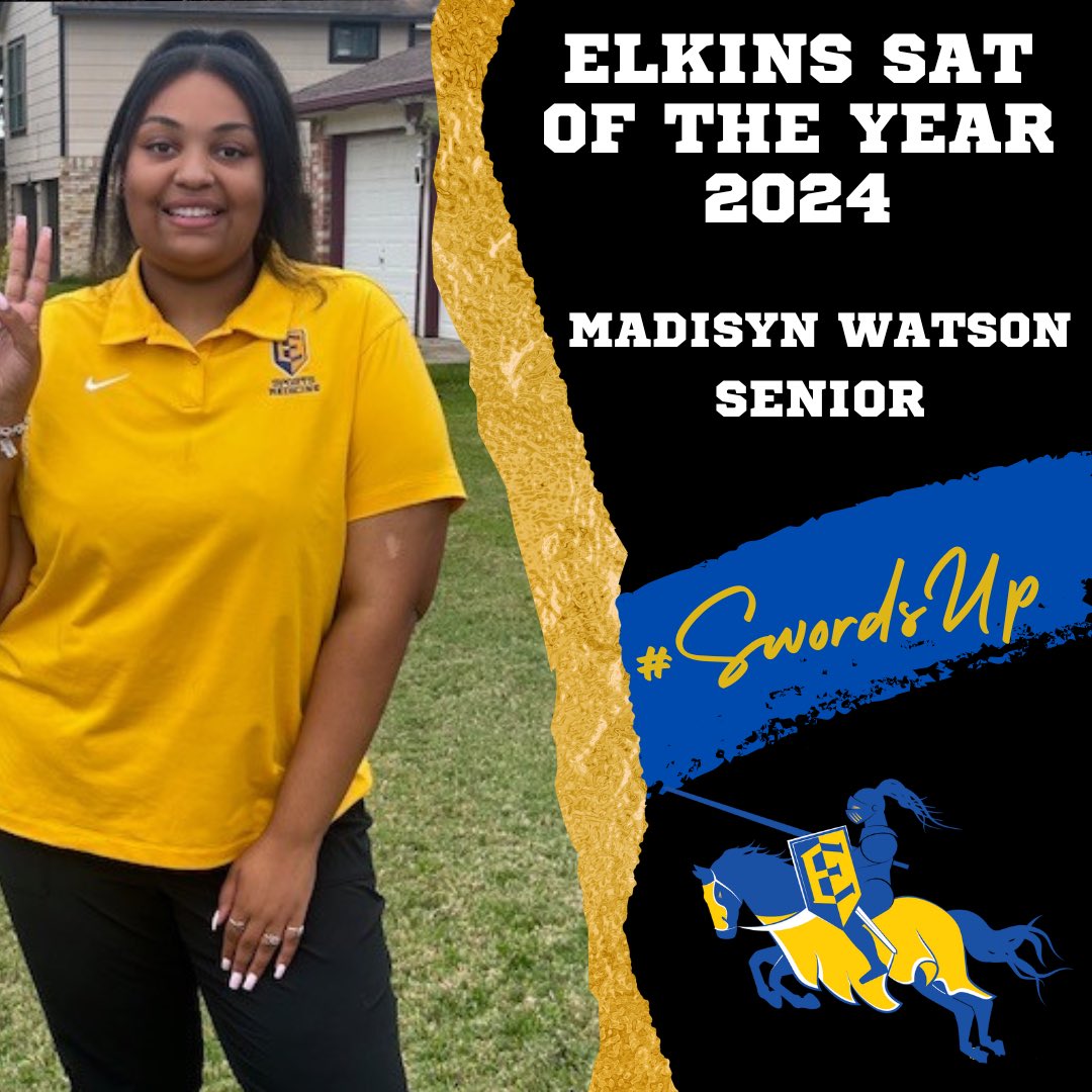elkins_hs's tweet photo. Congrats to our Student Athletic Trainer of the Year Madisyn Watson!  💙 https://t.co/NdkDCtvjkl