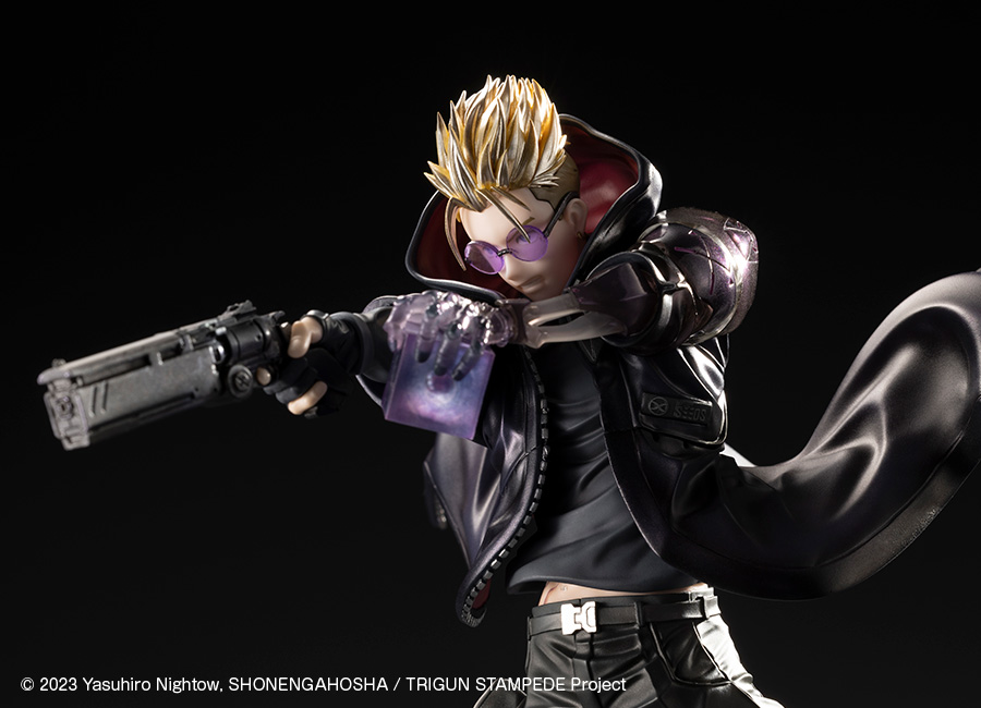 ARTFX J Vash the Stampede -The Gunman in Black- TRIGUN STAMPEDE Ver. will be available when Kotobukiya's official online shopping site for the U.S. launches in 2025!

Sign up to our newsletter for updates!
mailchi.mp/kotobukiya/new…

*This is an exclusive item for KOTOBUKIYA SHOPS