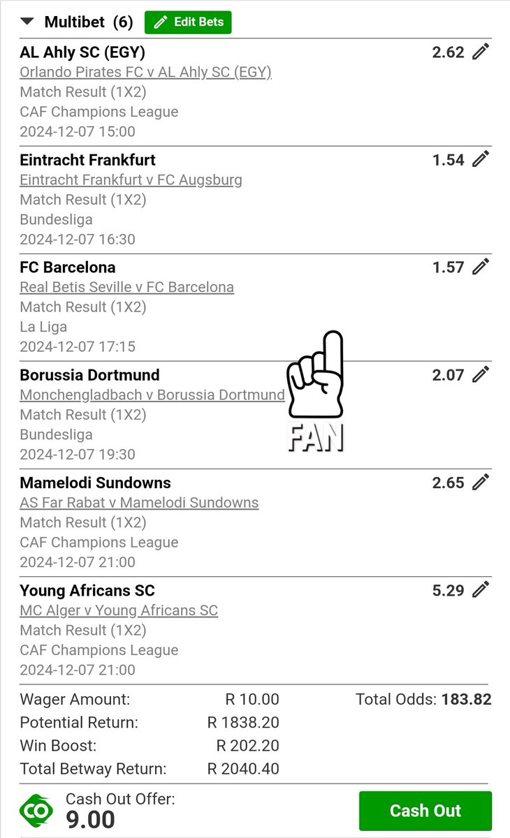 LeswiiSwaMina's tweet photo. OK 👍🏿 👌🏿 
Multi Bet betslip X86E143BB https://t.co/UHEYxoX7Uv 💥🥳😏 https://t.co/Rsx5WKJfz5