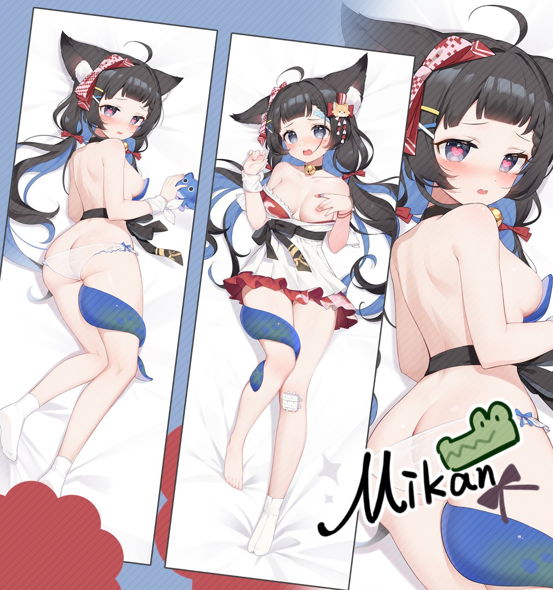 mimerukui's tweet photo. #抱き枕 #Commission 鯨落落的抱枕委托⭐ https://t.co/yBmHZjnsJn